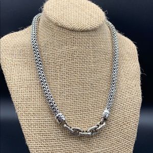 Braided Sterling Silver Choker